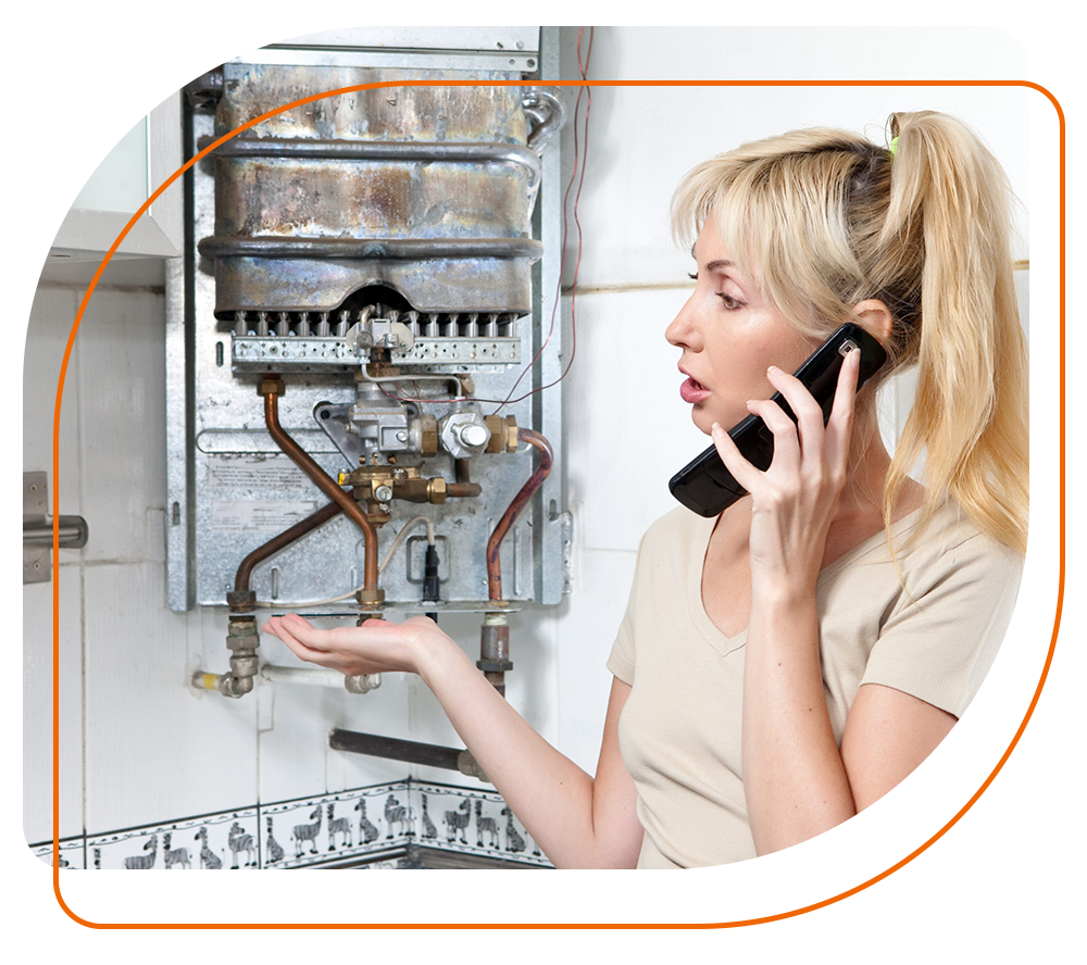 Broken Gas Water Heater